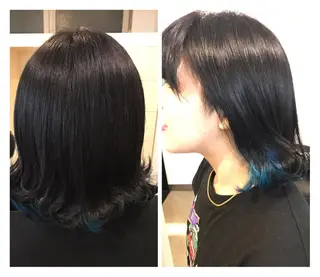 ショート カラー ヘアアレンジ 烏山 達也のヘアスタイル