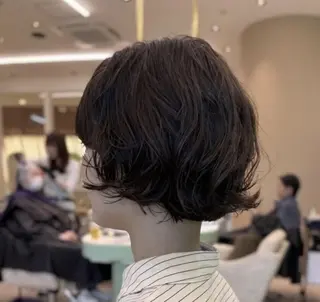 ショート パーマ ボブ 西宮北口/みなみのヘアスタイル