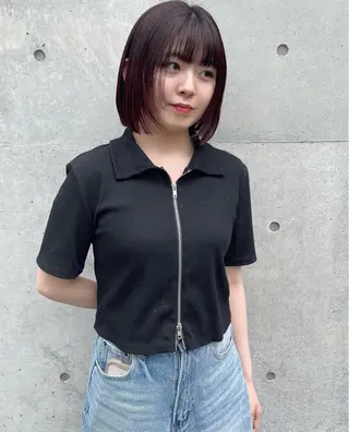 ミディアム 🪷艶髪カラー🪷 Louwe三軒茶屋のヘアスタイル