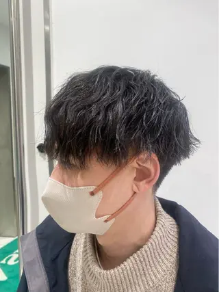 パーマ メンズ指名数No.1 鐸木桜子のヘアスタイル