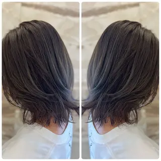 ミディアム カラー 小山内 龍一郎 店長のヘアスタイル