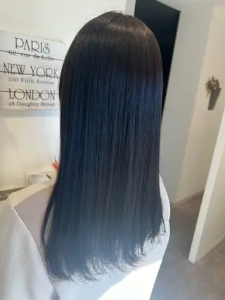 ロング 井上 美春のヘアスタイル