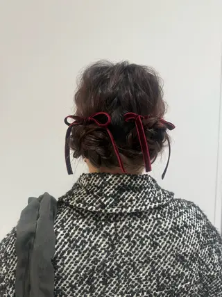 ヘアアレンジ 🐰美髪カラー／ア レンジ🐰きょかのヘアスタイル