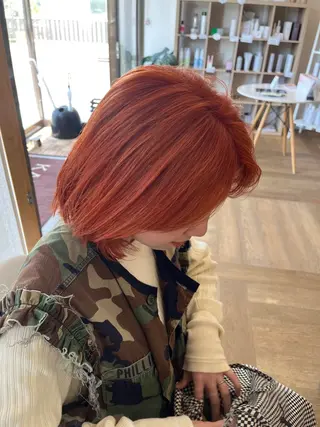 カラー 加藤 立夏のヘアスタイル