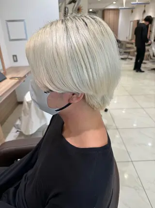 ショート カラー メンズ メンズパーマ特化/ メッシュ/薫/店長のヘアスタイル