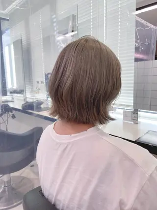 セミロング カラー ヘアアレンジ 💖艶と似合わせ💖 カラーカット💖のヘアスタイル