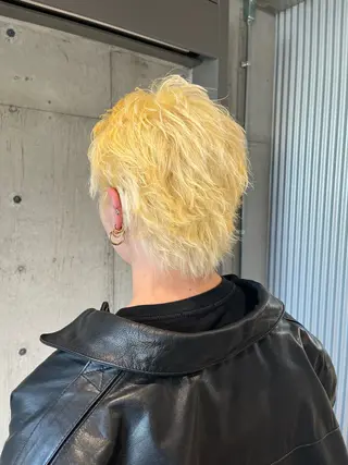 カラー ヘアアレンジ メンズ ボブ×艶カラー 特化・リクト💥のヘアスタイル