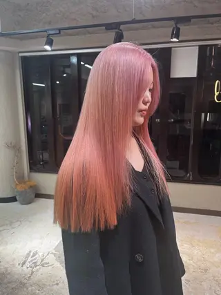 セミロング 💖艶ハイトーン髪質 改善💖ケンシンのヘアスタイル