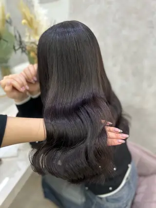 セミロング elubylovis nanaseのヘアスタイル