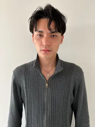 ショート ケアパーマ/ケアブリ ーチdaisukeのヘアスタイル