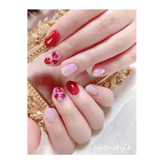 ショート ネイル 👑enen style👑のネイルデザイン
