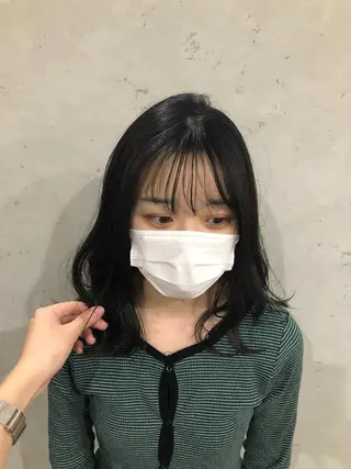 ミディアム ナチュラルカラー 錦糸町【三橋衿奈】のヘアスタイル