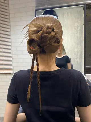 ロング ヘアアレンジ shiori/透明感 /顔周り/髪質改善のヘアスタイル