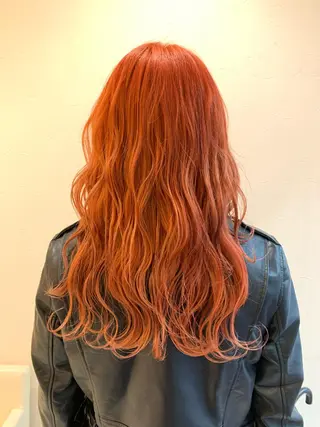 ロング カラー 店長ハイトーンカラー 柞山史奈のヘアスタイル