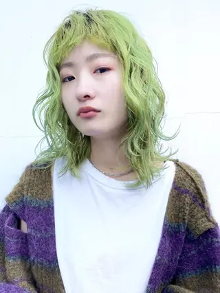 ミディアム カラー 🧡色落ちまで2度綺 麗なカラー🧡ヨシキのヘアスタイル