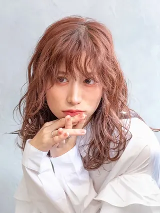 セミロング 河上 雅俊のヘアスタイル