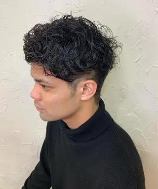 パーマ メンズ 深沢 秀のヘアスタイル