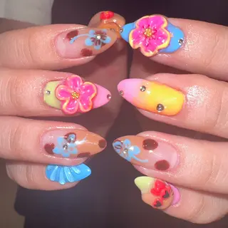 ネイル 🎶個性派ネイル💅 /Komachi❤️のネイルデザイン