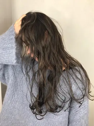 ロング カラー BROCANTE立川 karasawa.nのヘアスタイル