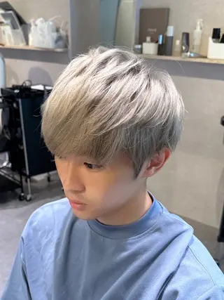カラー メンズ 濱口 健慎のヘアスタイル
