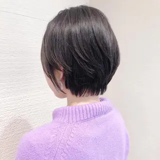 ショート カラー 三鷹で1番ショート ボブをカットする新谷のヘアスタイル