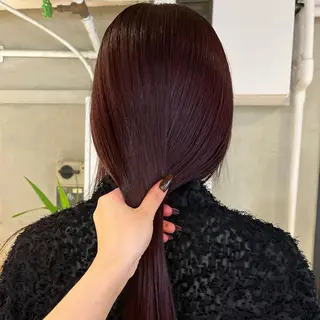 ロング カラー ボブハイトーン🦖 デザインMAMIのヘアスタイル