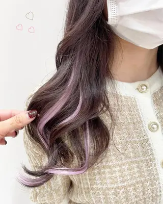 セミロング カラー 新宿駅近♡個室 ♡関口三都季🌜のヘアスタイル