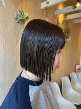 ショート 透明感カラー⭐︎ コナツのヘアスタイル