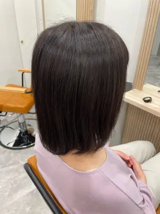 ミディアム カラー ROPE ナナミのヘアスタイル