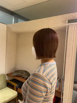 ショート カラー 多田 栞里のヘアスタイル