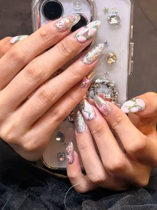 ネイル Horie 雪のネイルデザイン