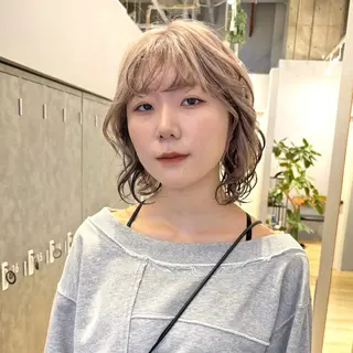 ミディアム 木村 泰晟のヘアスタイル