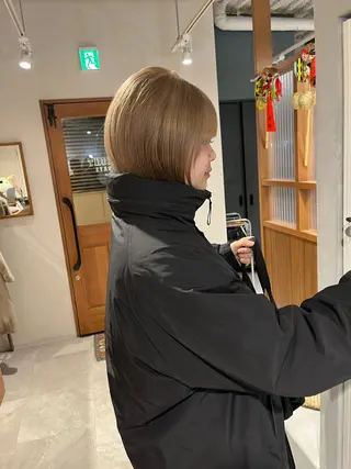 セミロング カラー 【代表】 辻龍樹のヘアスタイル