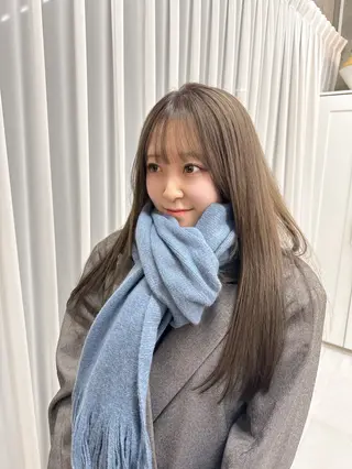 セミロング うる艶ヘア♡韓国好き 透明感　shotaのヘアスタイル