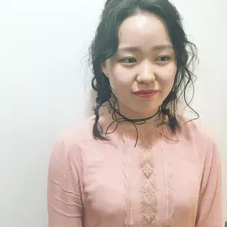 ミディアム yuki watanabeのヘアスタイル