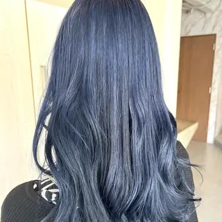 セミロング カラー 王子田 隼のヘアスタイル