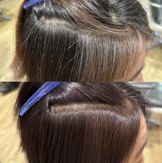 カラー ミディアムレイヤー/ 艶カラー🎀　emiのヘアスタイル
