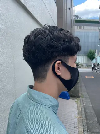 メンズ SHUN メンズパーマのヘアスタイル