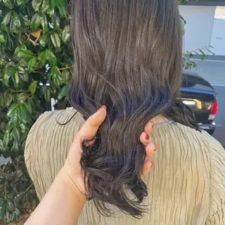 セミロング カラー 透明感カラー/京橋/ reikoのヘアスタイル