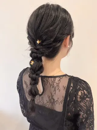 ヘアアレンジ 髪質改善美容室Qin hair所属・【女性限定】 👑hanaのヘアスタイル