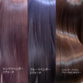 ロング カラー 👑髪質改善wカラー /ハイトーン/アユカのヘアスタイル