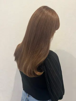 セミロング カラー \カットモデル募集/ 🎀上野 真桜🎀のヘアスタイル