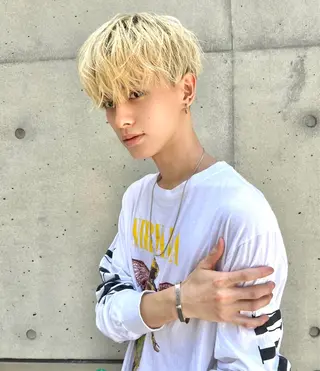 メンズ メンズ特化美容師/ パーマ/波巻き/陸翔のヘアスタイル