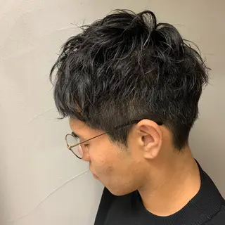 ショート メンズ 新宿御苑前/新宿 Ryuseiのヘアスタイル