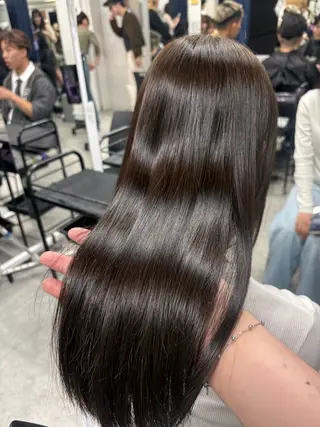 ロング カラー ベージュ×レイヤー 🤎横浜/miu🤎のヘアスタイル
