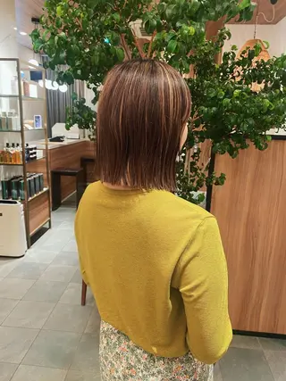ショート カラー パーマ 🍃服部 雅哉🍃銀座◎のヘアスタイル