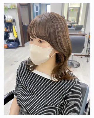 ミディアム カラー ＊横浜駅＊ 金子 誠也のヘアスタイル