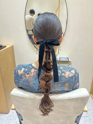 ヘアアレンジ Yamamoto 半個室美容室zinaのヘアスタイル