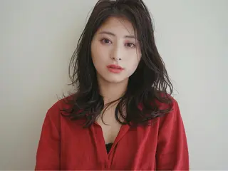 セミロング カラー 花井 啓好のヘアスタイル