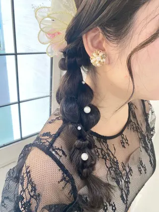 ヘアアレンジ uros.中目黒 moekaのヘアスタイル